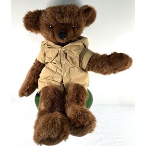 Vintage Applause Plush Teddy Bear Rare 88 Safari Brown 19” Stuffed Animal Toy